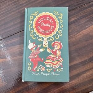 Holiday Party Casseroles Peter Pauper Press Vintage Cookbook Edna Beilenson